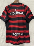 2025 Toulouse Red Black Rugby Jersey (圆领)