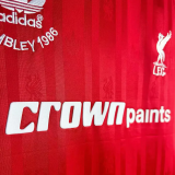 1986-1987 LIV Home Retro Soccer Jersey