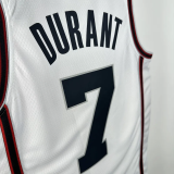 24-25 ROCKETS DURANT #7 White City Edition Top Quality Hot Pressing NBA Jersey