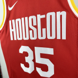 ROCKETS DURANT #35 Red Retro Top Quality Hot Pressing NBA Jersey