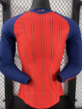 26-27 Spain Home Long Sleeve Player Version Soccer Jersey (长袖球员)