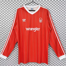 1982-1984 Nottingham Forest Home Long Sleeve Retro Soccer Jersey (长袖)