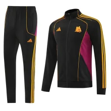 25-26 Roma Black Jacket Tracksuit #07