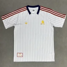 25-26 Roma White Casual Edition Fans Training shirts