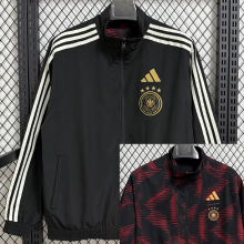 25-26 Germany Black & Red Double Sided Windbreaker (双面风衣)