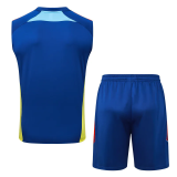 25-26 ARS Fancy blue Tank top and shorts suit #D25218