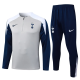 25-26 TOT Light gray Half Pull Tracksuit #B25117(半拉链)