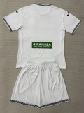 25-26 Swansea City Home Kids Soccer Jersey
