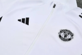 25-26 Man Utd White Jacket Tracksuit