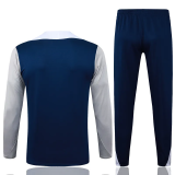 25-26 TOT Royal blue Half Pull Tracksuit #B25111(半拉链)