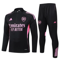 25-26 ARS Black Half Pull Tracksuit #B25116(半拉链)