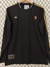 25-26 Man Utd Black Casual Edition Long Sleeve Training (长袖)(金标)