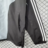 2004-2005 RMA Gray Black Retro Windbreaker