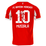 25-26 Bayern Home Print Special Edition Photo Number Fans Soccer Jersey