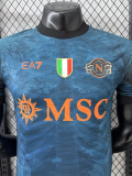 25-26 Napoli Halloween Blue Player Version Soccer Jersey