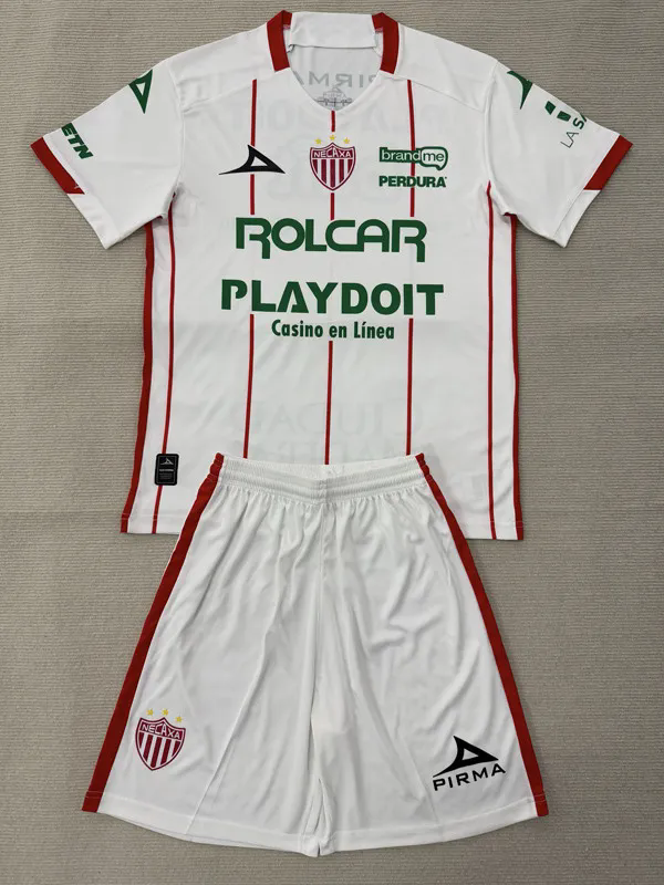 25-26 Necaxa Home Kids Soccer Jersey