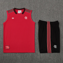 25-26 Flamengo Red Tank top and shorts suit