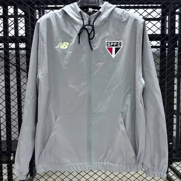25-26 Sao Paulo Grey Windbreaker