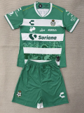 25-26 Santos Laguna Home Kids Soccer Jersey
