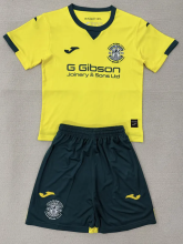 25-26 Hibernian FC Away Kids Soccer Jersey