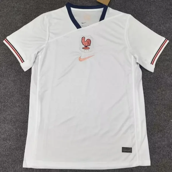 26-27 France White Fans Soccer Jersey