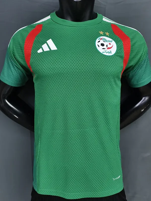 26-27 Algeria Green Player Version Training shirts (红格)