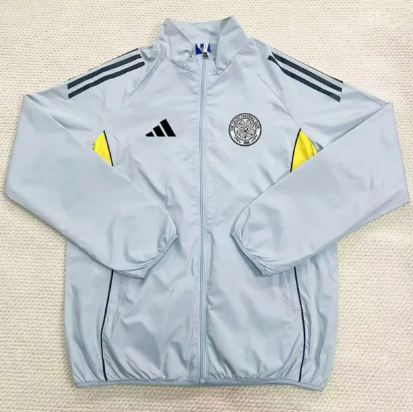 25-26 Celtic Light gray Windbreaker (黑边)
