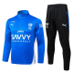 25-26 Al-Hilal Blue Half Pull Tracksuit #B25100(半拉链)