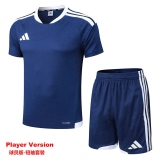 25-26 AD Royal blue Player Version Training Short Suit (球员短套装)#D2506
