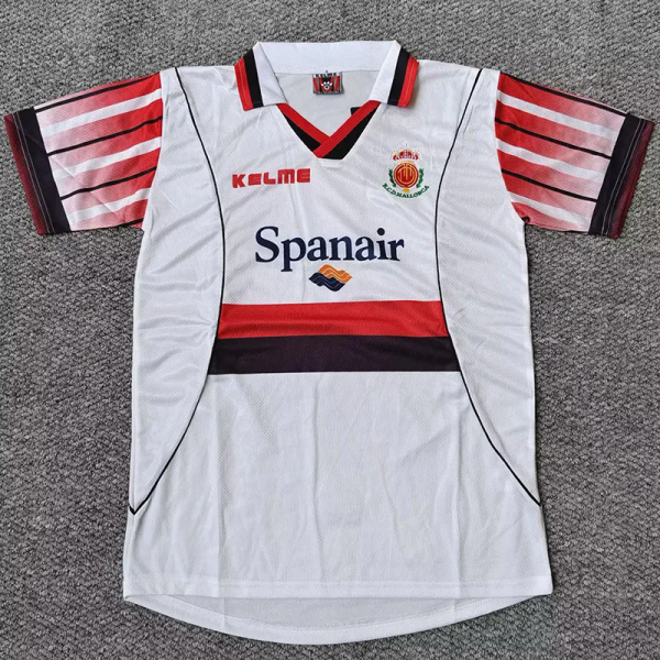 1997-1999 Mallorca White Retro Soccer Jersey