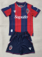 25-26 Bologna Home Kids Soccer Jersey