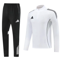2025 AD White Half Pull Tracksuit #AB09 (半拉链)