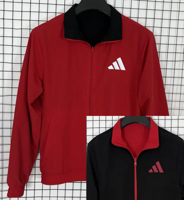 25-26 AD Red & Black Double Sided Windbreaker (双面风衣)