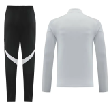 2025 AD Gray Half Pull Tracksuit #AB09 (半拉链)