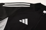 2025 AD Black Half Pull Tracksuit #AB09 (半拉链)