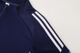 2025 AD Royal blue Half Pull Tracksuit #AB09 (半拉链)