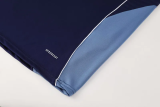 2025 AD Royal blue Half Pull Tracksuit #AB09 (半拉链)