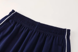 2025 AD Royal blue Half Pull Tracksuit #AB09 (半拉链)