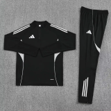 2025 AD Black Half Pull Tracksuit #AB09 (半拉链)