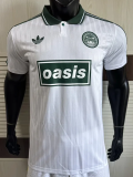 2025 Ad Oasis Joint Edition #25 Player Version White Polo Short Sleeve (绿边)