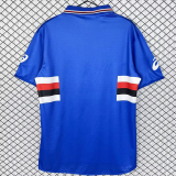 2003-2004 Sampdoria Home Retro Soccer Jersey