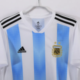 2018 Argentina Home Retro Soccer Jersey