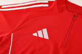 2025 AD Red Half Pull Tracksuit #AB09 (半拉链)