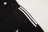 2025 AD Black Half Pull Tracksuit #AB09 (半拉链)