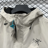 2025 ARC-TERYX Khaki Outdoor Jackets #H1003冲锋衣