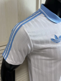 2025 Ad Oasis Joint Edition #25 Player Version White Polo Short Sleeve (蓝边)