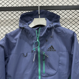 2025 AD Dark blue Outdoor Jackets #Y001软料冲锋衣