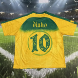 25-26 Brazil Dinho#10 Yellow Special Edition Training shirts