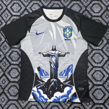 25-26 Brazil Blue Grey Special Edition Training shirts (女神)