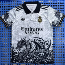 25-26 RMA White Polo Short Sleeve (三叶龙)有领